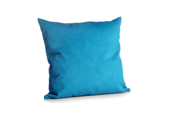 imagen de almohadon liso color turquesa